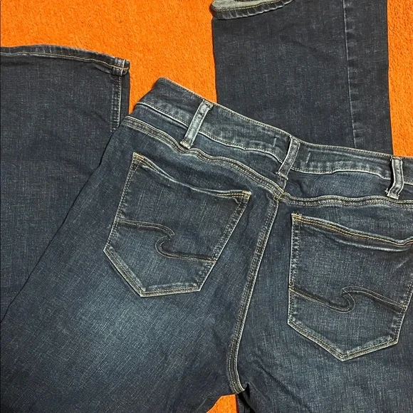 Dark Blue Silver Jeans Co Suki Slim Boot W33/L33 - Picture 7 of 8